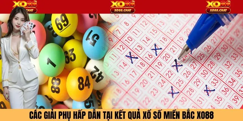 Các giải phụ hấp dẫn tại kết quả xổ số miền Bắc Xo88