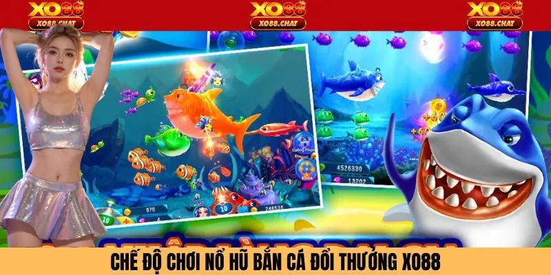 Chế độ chơi nổ hũ bắn cá đổi thưởng Xo88