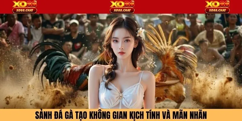 Sảnh đá gà tạo không gian kịch tính và mãn nhãn
