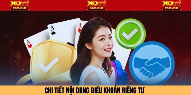 Chi tiết nội dung điều khoản riêng tư 